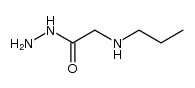 N-Propyl-glycin-hydrazid结构式