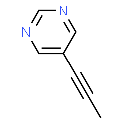 Pyrimidine, 5-(1-propynyl)- (9CI)结构式