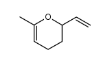 2-ethenyl-2,3-dihydro-6-methylpyran Structure