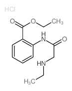 ethyl 2-[(2-ethylaminoacetyl)amino]benzoate结构式