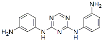 N,N'-Bis(3-aminophenyl)-1,3,5-triazine-2,4-diamine结构式