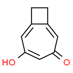 Bicyclo[5.2.0]nona-1,4,6-trien-3-one, 5-hydroxy- (9CI) structure