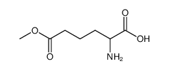 dl-2-Amino-adipinsaeure-6-monomethylester结构式