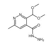 carbazoyl-4 dimethoxymethyl-3 methyl-6 pyridazine结构式