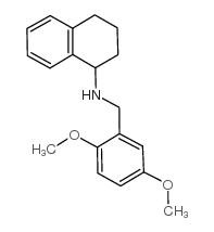 N-[(2,5-dimethoxyphenyl)methyl]-1,2,3,4-tetrahydronaphthalen-1-amine Structure