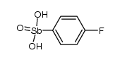 (4-fluoro-phenyl)-antimony (4+), dihydroxyide oxide Structure