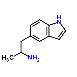 5-(2-氨基丙基)吲哚结构式