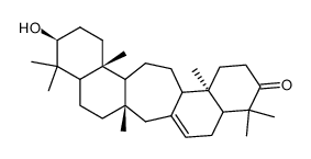 3β-hydroxyserrat-14-en-21-one Structure