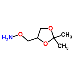 O-[(2,2-二甲基-1,3-二氧杂烷-4-基)甲基]-羟胺结构式