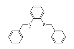 2-(N-benzyl)amino-S-benzylthiophenol Structure