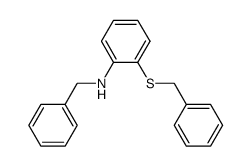 2-(N-benzyl)amino-S-benzylthiophenol结构式