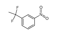 1-(1,1-difluoroethyl)-3-nitro-benzene Structure