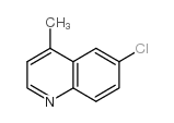 6-chloro-4-methylquinoline结构式