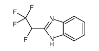 2-(1,2,2,2-tetrafluoroethyl)-1H-benzimidazole结构式