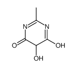 5-hydroxy-2-methyl-1H-pyrimidine-4,6-dione结构式