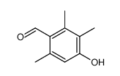 4-hydroxy-2,3,6-trimethylbenzaldehyde Structure