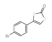 4-(4-bromophenyl)-1,3-dithiol-2-one结构式