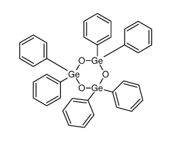 2,2,4,4,6,6-hexakis-phenyl-1,3,5,2,4,6-trioxatrigerminane结构式