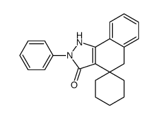 2-phenylspiro[1,5-dihydrobenzo[g]indazole-4,1'-cyclohexane]-3-one结构式