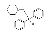 1,1-diphenyl-2-piperidin-1-ylethanol Structure