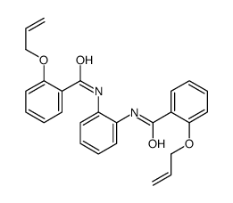 2-prop-2-enoxy-N-[2-[(2-prop-2-enoxybenzoyl)amino]phenyl]benzamide Structure