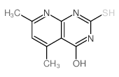 3,5-dimethyl-9-sulfanylidene-2,8,10-triazabicyclo[4.4.0]deca-2,4,11-trien-7-one结构式