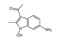 1-(6-amino-1-hydroxy-2-methylindol-3-yl)ethanone Structure