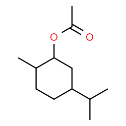 (1)-(1α,2β,5α)-5-(isopropyl)-2-methylcyclohexyl acetate picture