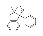 (1-methoxy-2,2-dimethyl-1-phenylpropyl)benzene Structure