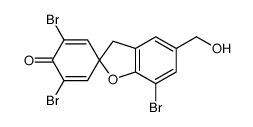 3',5',7-Tribromo-5-(hydroxymethyl)spiro[benzofuran-2(3H),1'-[2,5]cyclohexadien]-4'-one structure