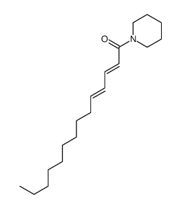 1-piperidin-1-yltetradeca-2,4-dien-1-one结构式