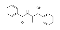 (1R,2S)-N-(2-hydroxy-1-methyl-2-phenylethyl)benzamide结构式
