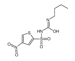 1-butyl-3-(4-nitrothiophen-2-yl)sulfonylurea Structure