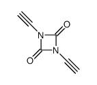 1,3-Diazetidine-2,4-dione, 1,3-diethynyl- (9CI) Structure