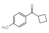 cyclobutyl-(4-methylphenyl)methanone Structure