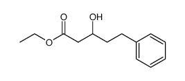 ethyl 3-hydroxy-5-phenylpentanoate结构式