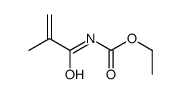 ethyl N-(2-methylprop-2-enoyl)carbamate结构式