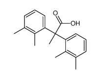 2,2-bis(2,3-dimethylphenyl)propanoic acid结构式