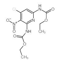 Carbamic acid,(4-chloro-3-nitro-2,6-pyridinediyl)bis-, diethyl ester (9CI) picture
