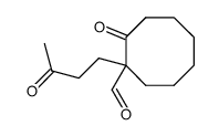 2-Formyl-2-(3-oxobutyl)cyclooctanon结构式