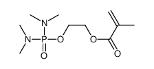 2-[bis(dimethylamino)phosphoryloxy]ethyl 2-methylprop-2-enoate Structure