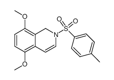 5,8-dimethoxy-3-methyl-2-tosyl-1,2-dihydroisoquinoline结构式