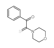 2-morpholin-4-yl-1-phenyl-2-sulfanylidene-ethanone structure