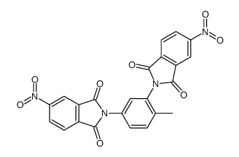 2-[4-methyl-3-(5-nitro-1,3-dioxoisoindol-2-yl)phenyl]-5-nitroisoindole-1,3-dione结构式