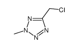 5-(chloromethyl)-2-methyltetrazole Structure