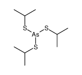 tris(propan-2-ylsulfanyl)arsane Structure