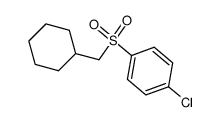 1-chloro-4-((cyclohexylmethyl)sulfonyl)benzene Structure