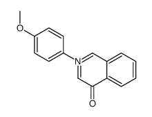 2-(4-methoxyphenyl)isoquinolin-2-ium-4-olate结构式