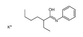 potassium 2-ethyl-N-phenylhexanamidate Structure