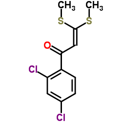1-(2,4-Dichlorophenyl)-3,3-bis(methylsulfanyl)-2-propen-1-one Structure